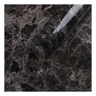 Add a Touch of Elegance to Your Kitchen with Marble Wallpaper Roll size 60cm*10m Oil-proof and Affordable