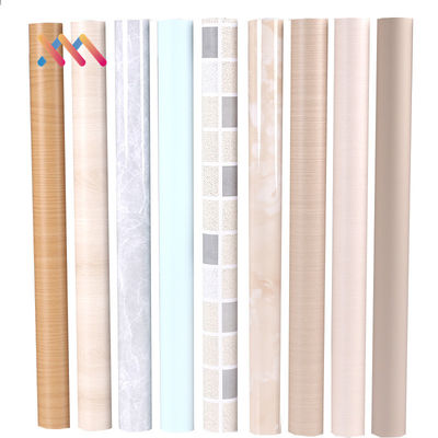 Anti Virus White Wood Grain Wallpaper Healthy Film Peel Stick Wallpaper
