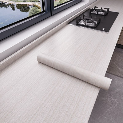 0.6*10m Kayu Grain Wallpaper Removable Interior Self Adhesive Wall Covering