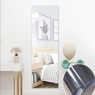 Unbroken Peel And Stick Privacy Film PET Self Adhesive Mirror Wallpaper Moisture Proof