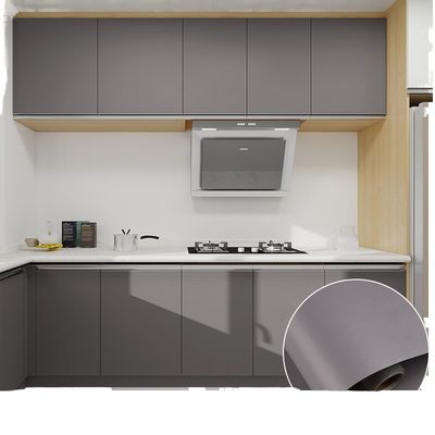 Removable Contact Paper Solid Color Self Adhesive Wallpaper for  Home Decoration