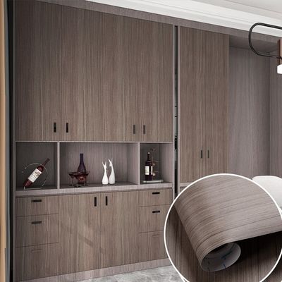 Rumah tangga PVC Kayu Grain 3D Wallpaper untuk Waterproof Panel dinding interior dalam dekorasi rumah modern