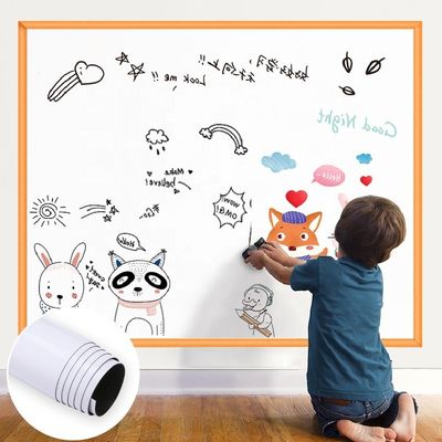 PVC Classroom Writing Magnetic Blackboard Sticker White Green Blackboard Adhesive