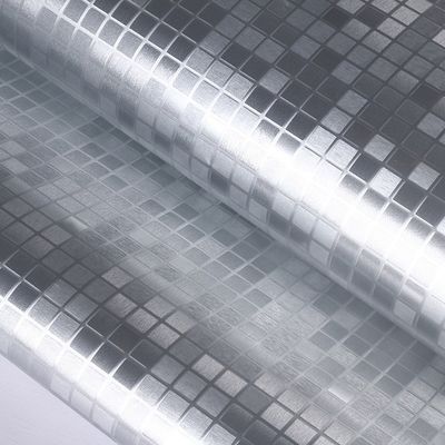 PVC Mosaik Peel And Stick Wallpaper Hotel 3D Mosaik Wallpaper Self Adhesive