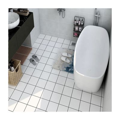 Lantai Waterproof Self-adhesive PVC Vinyl lantai ubin untuk desain keramik