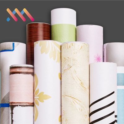 OEM Vinyl Stick On Wallpaper 45cm Sticky Back Plastik Wallpaper perbaikan rumah