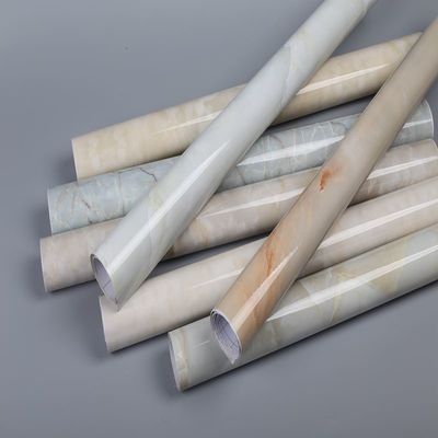 Papel de pared de mármol resistente al agua antiestático para el mostrador de la cocina