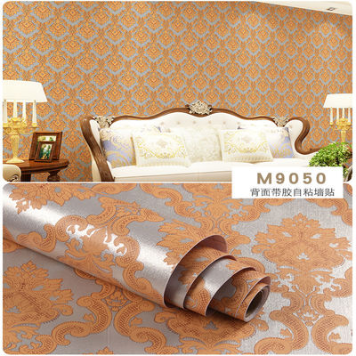 Wallpaper PVC Self-Adective untuk Apartemen Waterproof Wallpaper China Pemasok