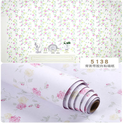 Modern Style Vinyl Wallpaper PVC Peel and Stick Wall Sticker Dekorasi Interior