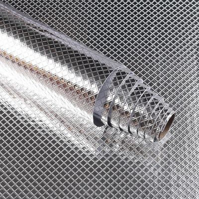 Dekorasi Rumah Modern Fireproof Metal Wallpaper Waterproof 3D Wallpaper untuk Administrasi