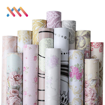 3D PVC Self Adhesive Fashion Wall Sticker Apartment Wallpapers cheap price wallpaper