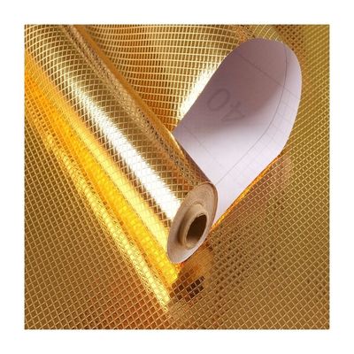 Gold Foil Self-Adhesive Contact Paper for Kitchen Oil Proof Sticker Aluminum Foil