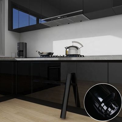 PET Kitchen Waterproof Wall Sticker Silver Grey Anti Oil Wallpaper For Kitchen