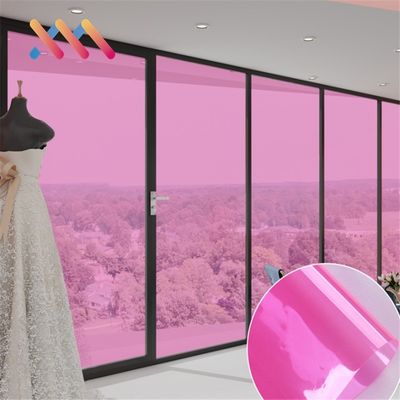 Back with Glue Building Glass Decorative Sticker PVC Colorful Transparent or Frosted Window Film