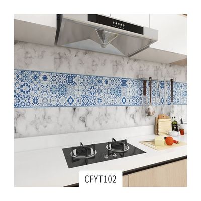 Self Adhesive Removable Decorative Tile Stickers for Wall Peel and Stick Moroccan Tiles Backsplash Waterproof Kitchen