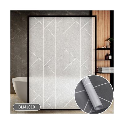 60cm Lebar Ukuran Peningkatan Privasi Frosted Desain Modern Solar Sticker untuk Rumah Window Tint Film