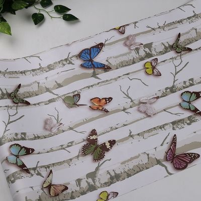 0.9-1.0kg per Roll Nature Wallpaper for Living Room Decoration Entertainment and Beautiful Butterfly Design