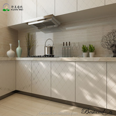 Film PVC Self-Adhesive untuk perlindungan pintu dapur kabinet furnitur