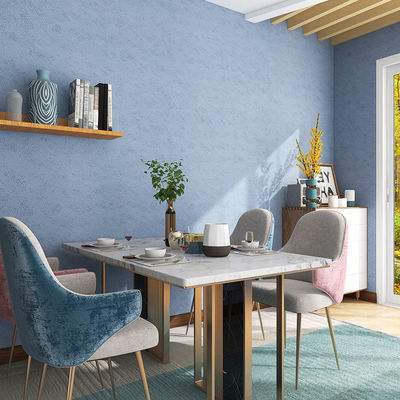Blue Pink Cloth Fabric Wallpaper Waterproof Cloth Wallpaper For Wall