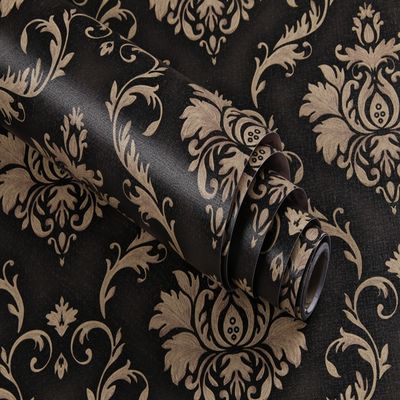 Waterproof Embossed 3D 5D 8D Flower Wallpaper For Living Room Sofa Background