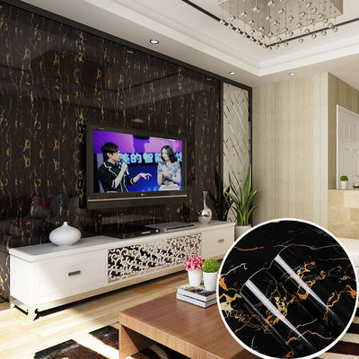 Self Adhesive Wallpaper Black Marble Wallpaper Peel and Stick Wallpaper Home Decoration